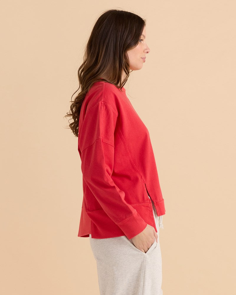 Iris Sweatshirt - Red