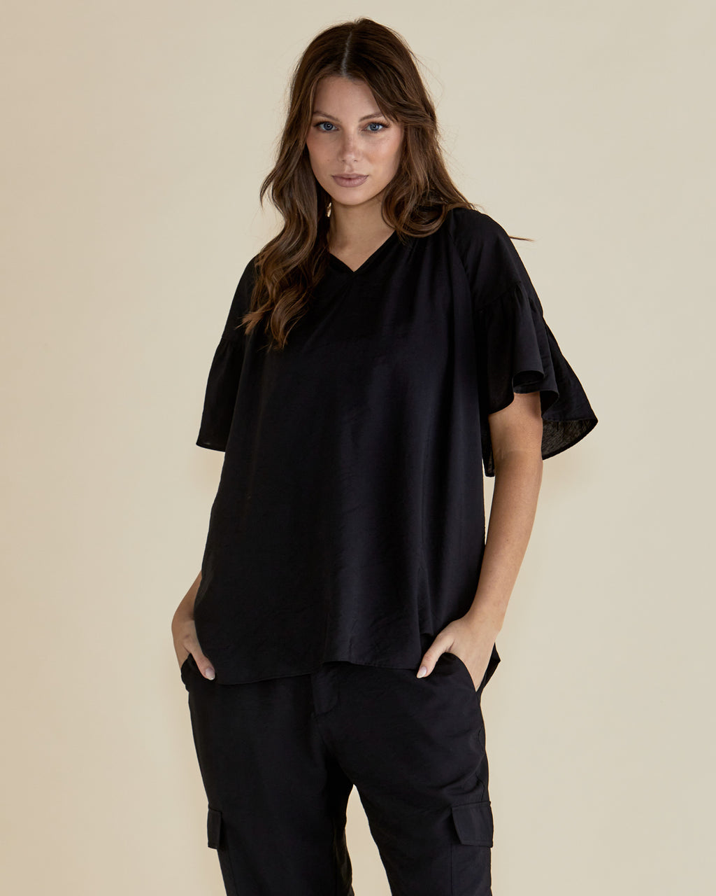 VIVIENNE BLOUSE - Black