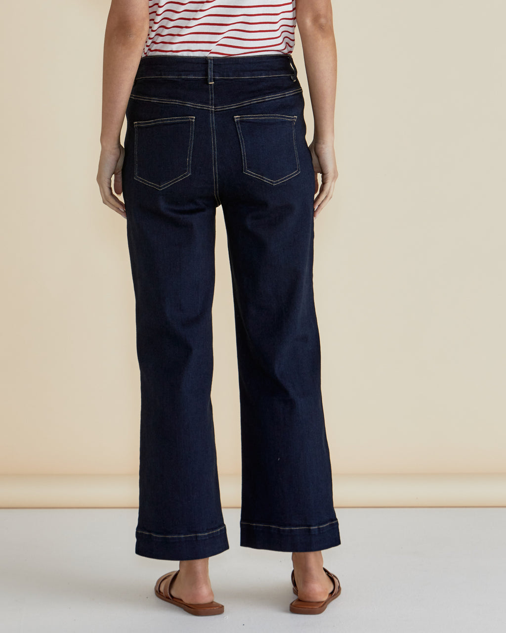 WILLOW WIDE LEG JEAN - Ink