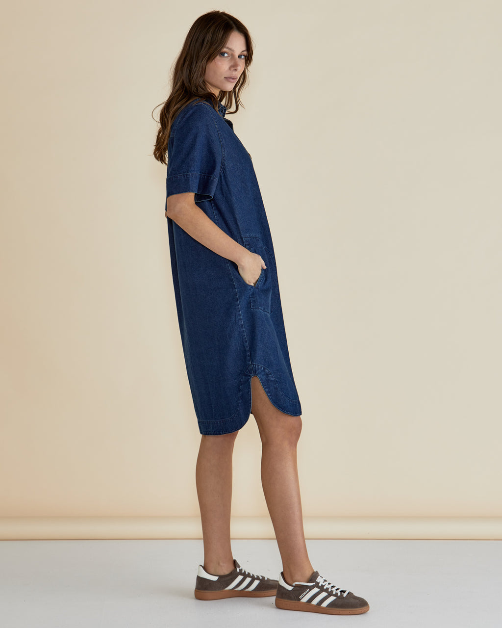 DAWSON DENIM DRESS - Vintage Wash