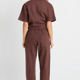 Quinn Cotton Jogger - Chocolate