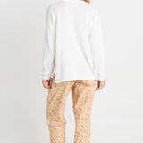 Quinn Cotton Jogger - Ocelot Print