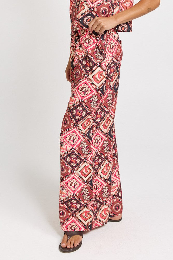 Betty Basics Sable Wide Leg Pant in Coco Print - view 3