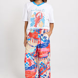 Betty Basics Sable Wide Leg Pant in Mediterranean Print - view 2