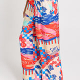Betty Basics Sable Wide Leg Pant in Mediterranean Print - view 3