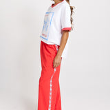 Betty Basics Sable Wide Leg Pant in Red - view 2