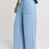 Betty Basics Saffra Relax Leg Jean in Medium Wash - view 2