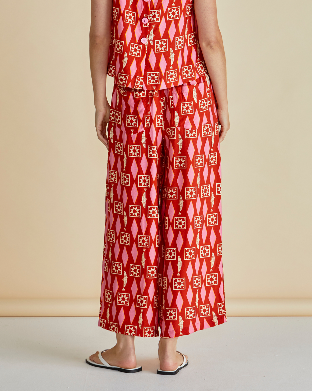 Copacabana Relax Pant - Sardinia Geo Print