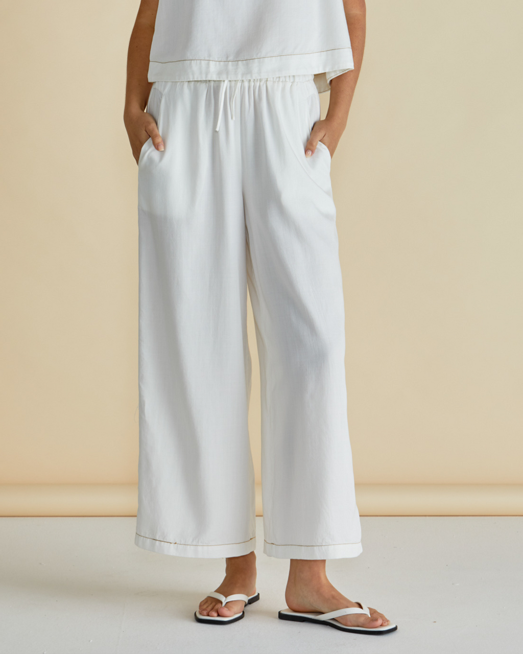COPACABANA RELAX PANT - White