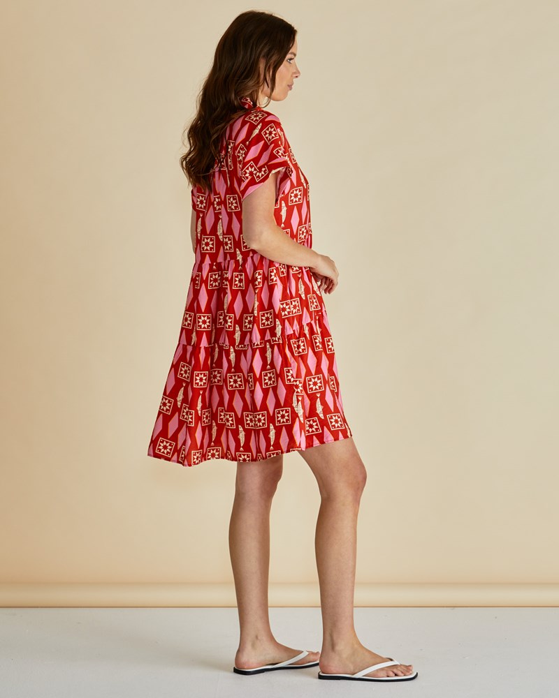 Copacabana Shirt Dress - Sardinia Geo Print