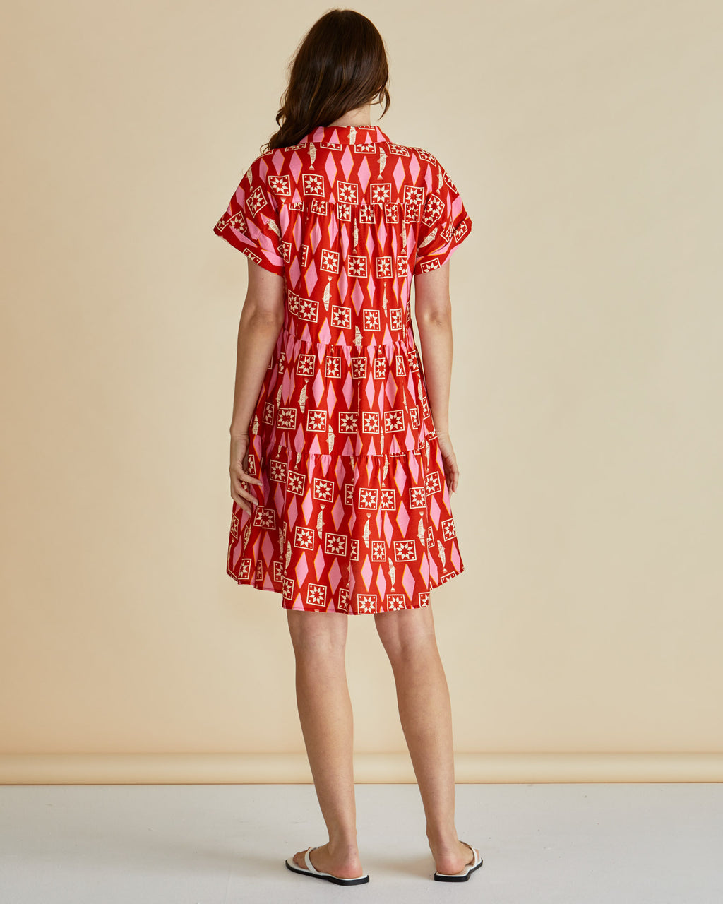 Copacabana Shirt Dress - Sardinia Geo Print