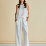 COPACABANA SHELL TOP - White