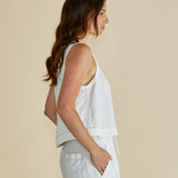 COPACABANA SHELL TOP - White