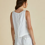 COPACABANA SHELL TOP - White