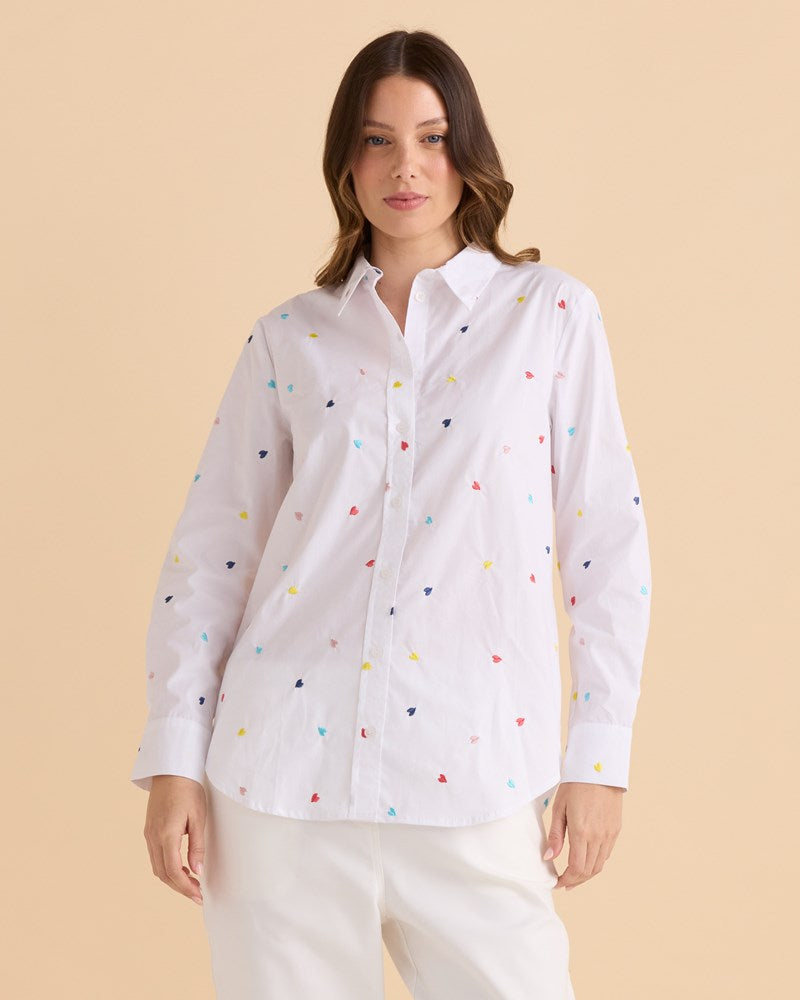 Reid Shirt - Rainbow Heart