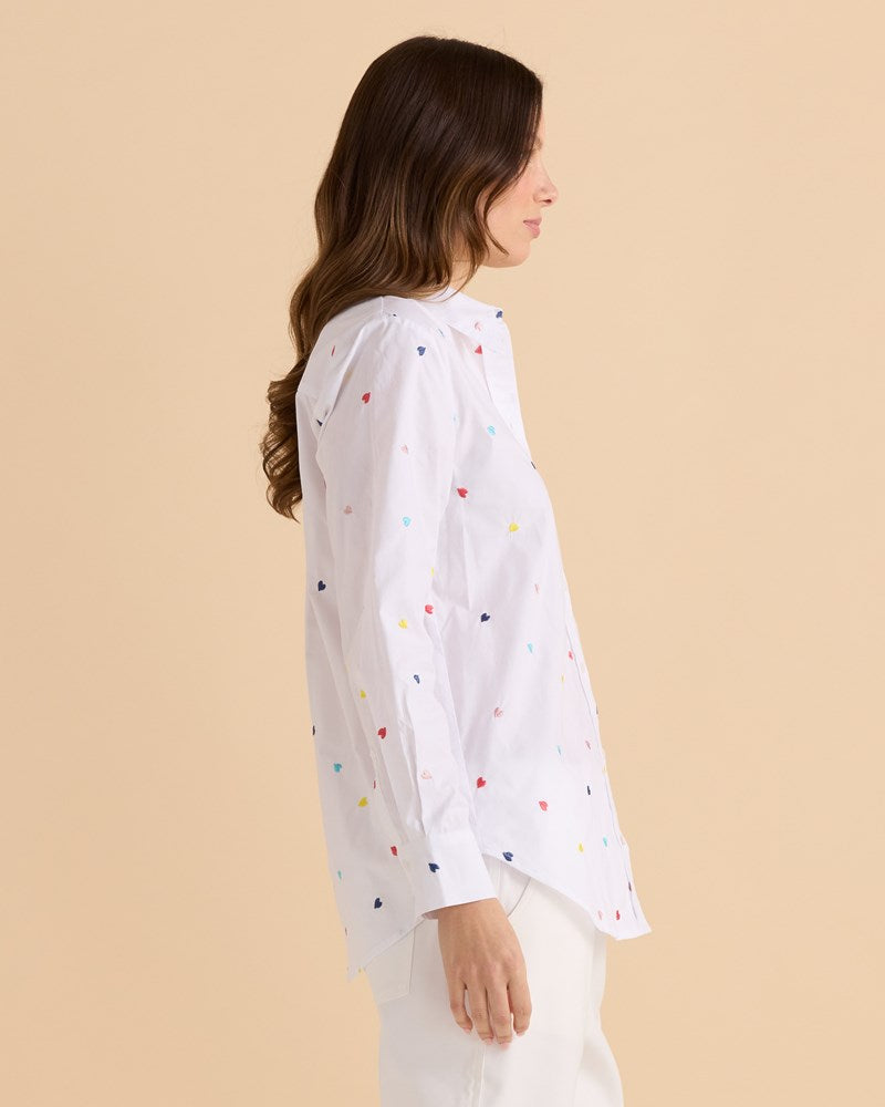 Reid Shirt - Rainbow Heart