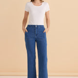 Relax Worker Jean - Vintage Blue