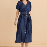 Lee Lyocell Dress - Dark Blue Wash