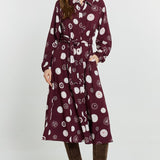 Stamp Shirt Dress