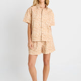 Quinn Cotton Shirt - Ocelot Print