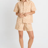 Quinn Cotton Shirt - Ocelot Print