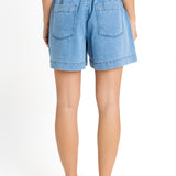 Quinn Cotton Short - Blue Medium