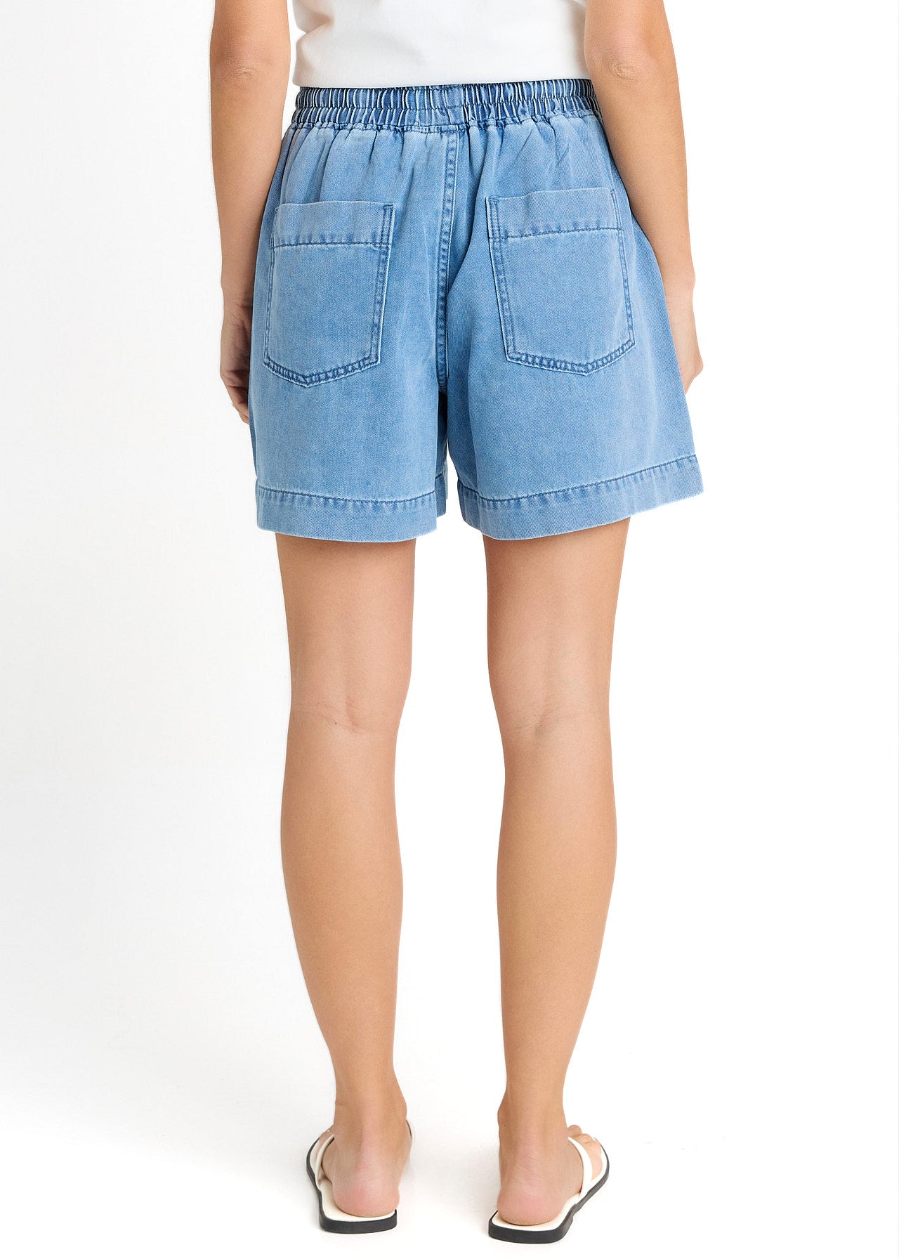 Quinn Cotton Short - Blue Medium