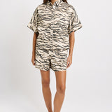 Betty Basics Dawn Denim Shirt in Animal - view 2