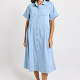 Betty Basics Willow Denim Dress in Medium Wash