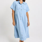 Betty Basics Willow Denim Dress in Medium Wash - view 2