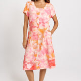 Betty Basics Bonnie Dress in Brushed Floral Print - view 2