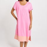 Betty Basics Bonnie Dress in Pink/Orange