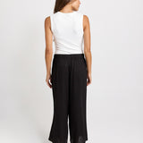 Bella Crop Pants - Black