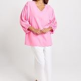Betty Basics Bella Blouse in Pink - view 2
