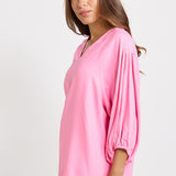 Betty Basics Bella Blouse in Pink - view 3