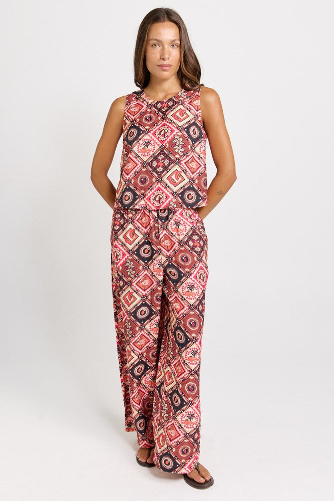Betty Basics Coco Shell Tank in Coco Print - view 2