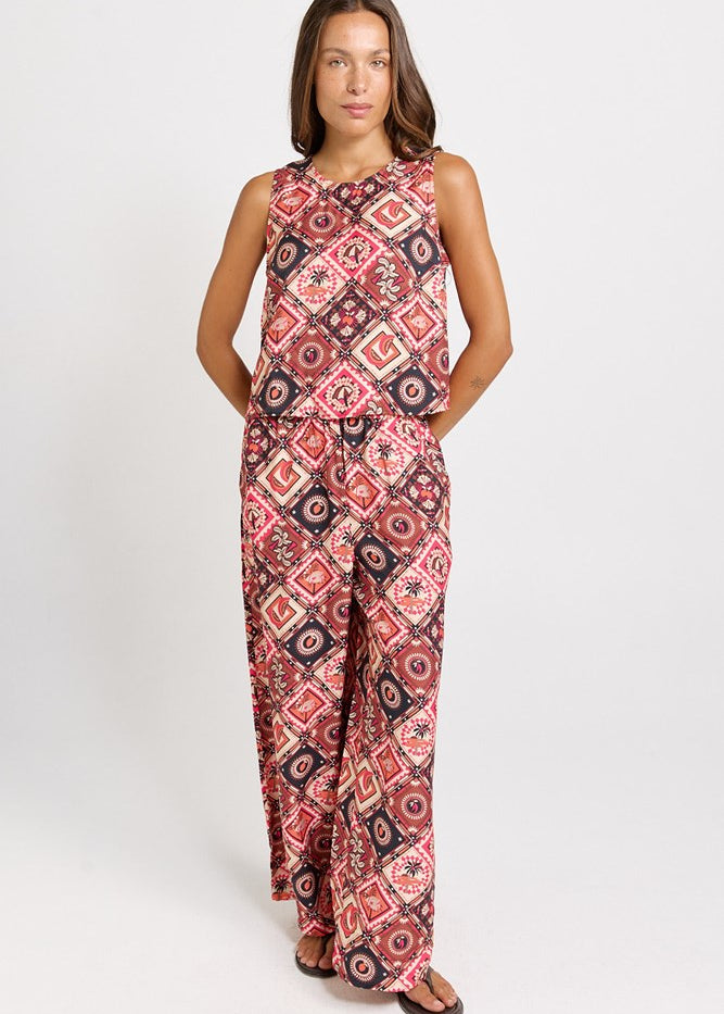 Betty Basics Coco Shell Tank in Coco Print - view 2