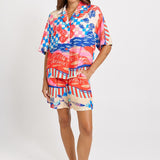 Betty Basics Sable Shirt in Mediterranean Print - view 2
