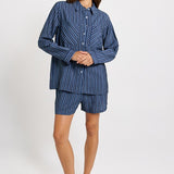Betty Basics Sorrento Shirt in Blue Stripe - view 2