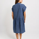 Sandy Dress - Blue Stripe