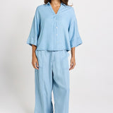 Betty Basics Emmy Shirt in Mid Wash - view 2