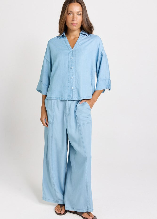 Betty Basics Emmy Pant in Mid Wash - view 2
