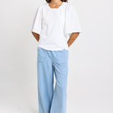 Betty Basics Bianca Broderie T-Shirt in White - view 2