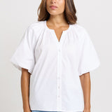 Betty Basics Bronte Blouse in White