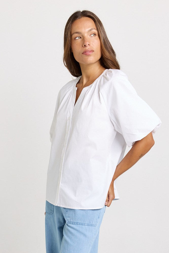 Betty Basics Bronte Blouse in White - view 3