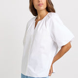 Betty Basics Bronte Blouse in White - view 3