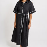 Betty Basics Lucy Shirt Dress in Black - view 2