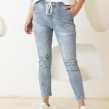 BLAKE DENIM JOGGER - Blue Wash