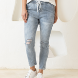 BLAKE DENIM JOGGER - Blue Wash