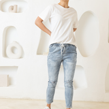 BLAKE DENIM JOGGER - Blue Wash